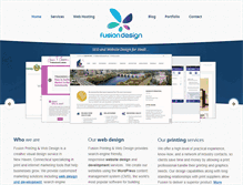 Tablet Screenshot of fusionprintdesign.com